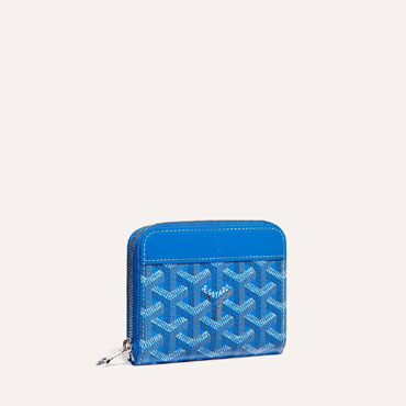 Goyard Matignon PM Wallet in Sky Blue MATIGNPMLTY10CL10P