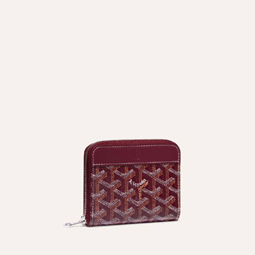 Goyard Matignon PM Wallet in Burgundy MATIGNPMLTY33CL33P