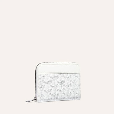 Goyard Matignon PM Wallet in White MATIGNPMLTY50CL50P