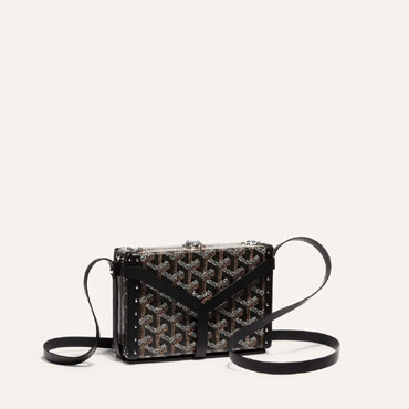 Goyard Minaudiere Trunk Bag in Black MINA08PMLTY01CL01P