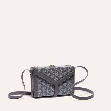 Goyard Minaudiere Trunk Bag in Grey MINA08PMLTY51CL51P