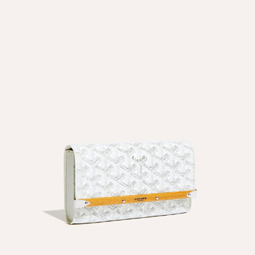 Goyard Monte-Carlo Mini Case in White MONTE2MINTY50CL50P