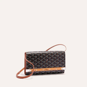 Goyard Monte-Carlo PM Clutch in Black Tan MONTE2PMLTY01CL03P