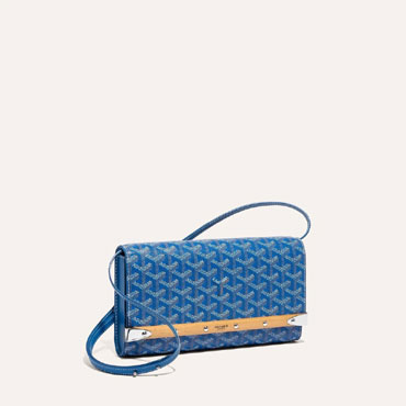Goyard Monte-Carlo PM Clutch in Sky Blue MONTE2PMLTY10CL10P
