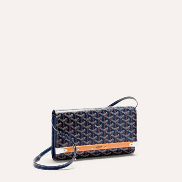 Goyard Monte-Carlo PM Clutch in Navy Blue MONTE2PMLTY12CL12P