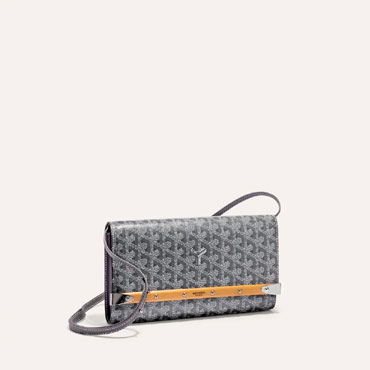 Goyard Monte-Carlo PM Clutch in Grey MONTE2PMLTY51CL51P