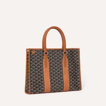 Goyard Morvan Document Case in Black Tan MORDOCPMLTY01CL03P