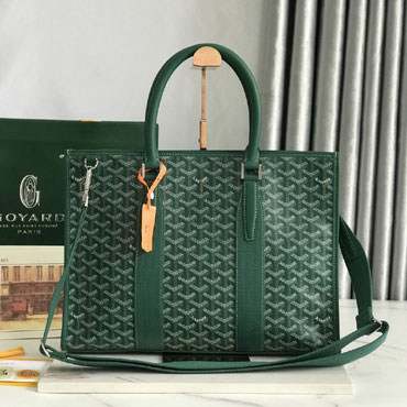 Goyard Morvan Document Case in Green MORDOCPMLTY09CL09P