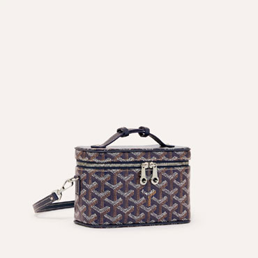 Goyard Muse Mini Vanity in Navy Blue MUSEVAMINTY12CL12P