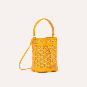Goyard Petit Flot Mini bucket bag in Yellow PEFLOTMINTY08CL08P