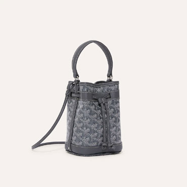 Goyard Petit Flot Mini bucket bag in Grey PEFLOTMINTY51CL51P