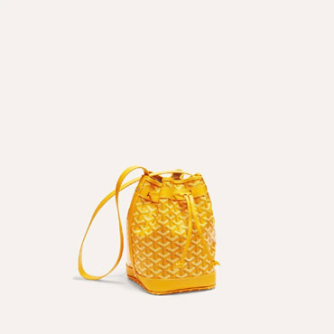Goyard Petit Flot Bucket Bag in Yellow PEFLOTPMLTY08CL08P