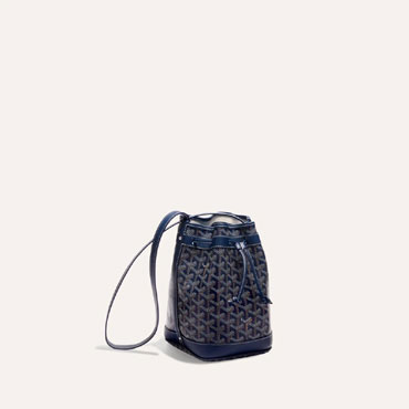 Goyard Petit Flot Bucket Bag in Navy Blue PEFLOTPMLTY12CL12P