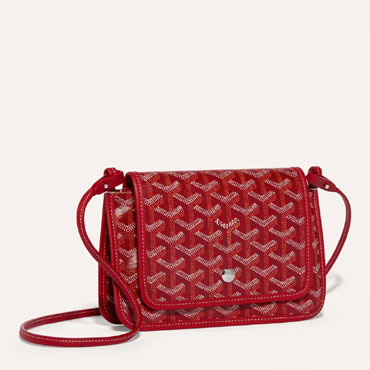 Goyard Plumet Pocket Wallet in Red PLUMETPMLTY02CL02P