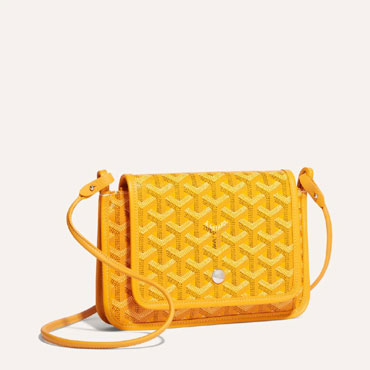 Goyard Plumet Pocket Wallet in Yellow PLUMETPMLTY08CL08P