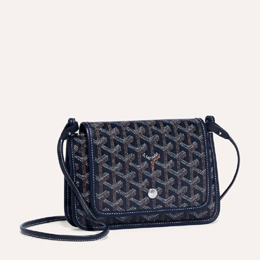 Goyard Plumet Pocket Wallet in Navy Blue PLUMETPMLTY12CL12P