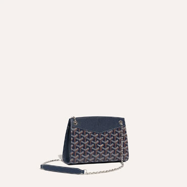 Goyard Rouette Structure Mini Bag in Navy Blue ROUETSMINTY12CL12P