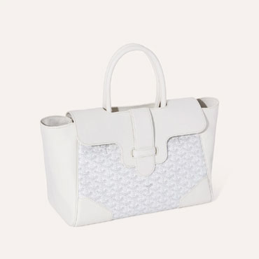 Goyard Saigon tote bag in White SAIGOCMMLTY50CL50P
