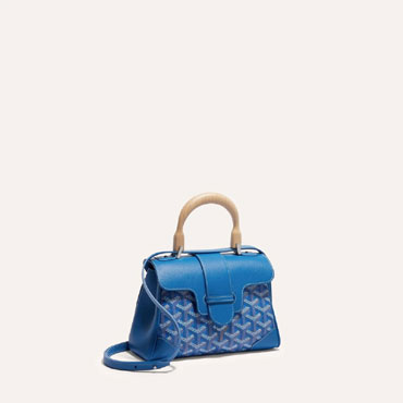 Goyard Saigon Souple Mini Bag in Sky Blue SAIGONMINTY10CL10P