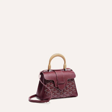 Goyard Saigon Souple Mini Bag in Burgundy SAIGONMINTY33CL33P