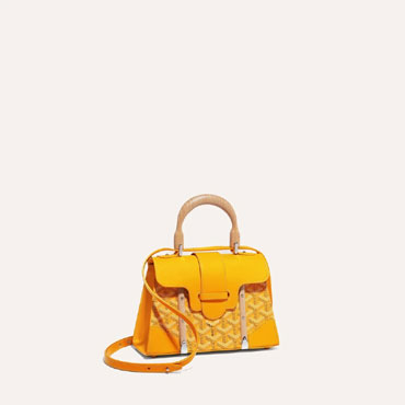 Goyard Saigon Structure Mini Bag in Yellow SAIGR2MINTY08CL08P