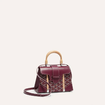 Goyard Saigon Structure Mini Bag in Burgundy SAIGR2MINTY33CL33P
