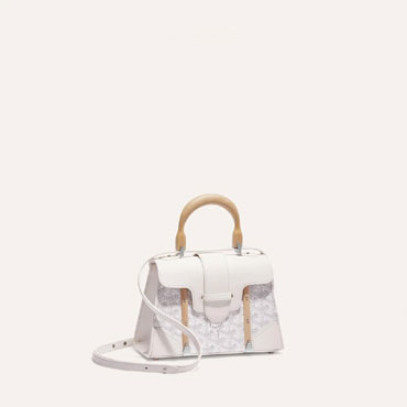 Goyard Saigon Structure Mini Bag in White SAIGR2MINTY50CL50P