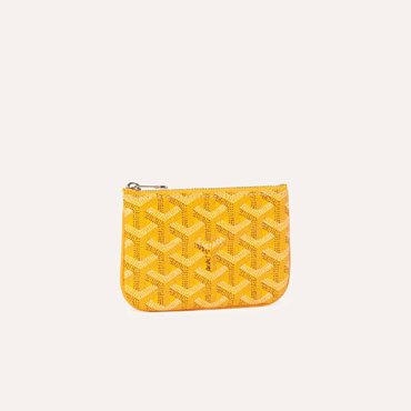 Goyard Senat Nano Key Pouch in Yellow SENAPCNANTY08CL08P