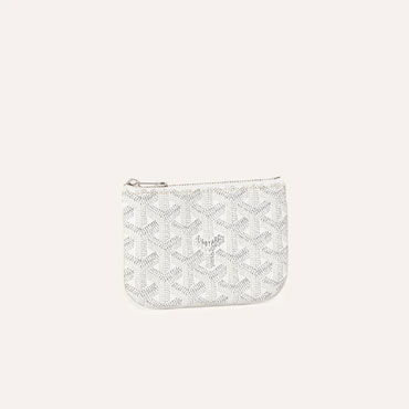 Goyard Senat Nano Key Pouch in White SENAPCNANTY50CL50P