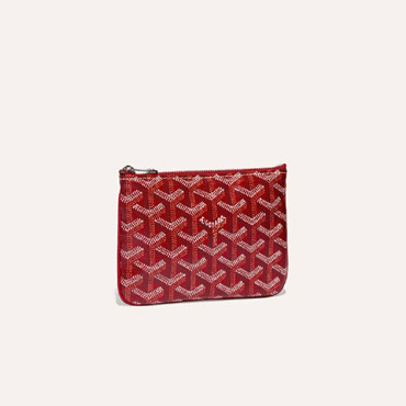 Goyard Senat Mini Wallet in Red SENAT2MINTY02CL02P