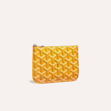 Goyard Senat Mini Wallet in Yellow SENAT2MINTY08CL08P