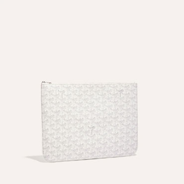 Goyard Senat MM Pocket in White SENAT2MMLTY50CL50P
