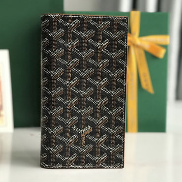 Goyard Saint-Lambert Wallet in Black Tan STLAMBPMLTY01CL03P