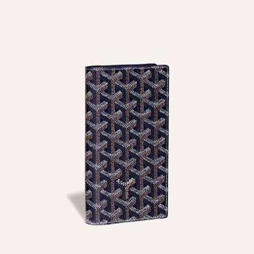 Goyard Saint-Lambert Wallet in Navy Blue STLAMBPMLTY12CL12P