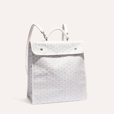 Goyard Saint Leger Backpack in White STLEGEMMLTY50CG50P