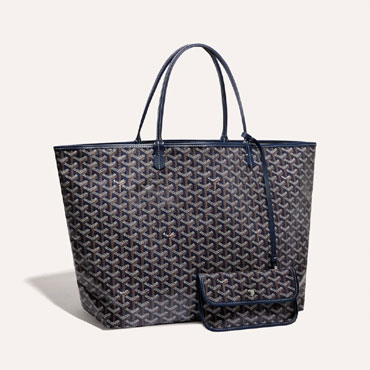 Goyard Saint Louis GM Bag in Navy Blue STLOUIGMLTY12CL12P
