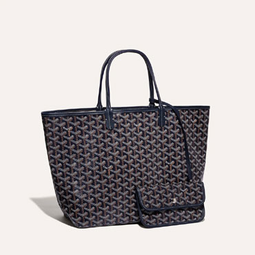 Goyard Saint Louis PM Bag in Navy Blue STLOUIPMLTY12CL12P