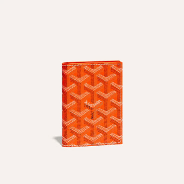 Goyard Saint-Marc Card Wallet in Orange STMAR2PMLTY07CL07X