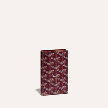 Goyard Saint-Pierre Card Wallet in Burgundy STPIE2PMLTY33CL33P