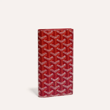 Goyard Saint-Roch Wallet in Red STROC2PMLTY02CL02X