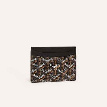 Goyard Saint-Sulpice Card Wallet in Black STSULPPMLTY01CL01X