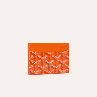 Goyard Saint-Sulpice Card Wallet in Orange STSULPPMLTY07CL07X