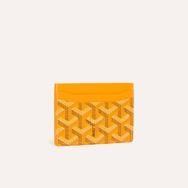 Goyard Saint-Sulpice Card Wallet in Yellow STSULPPMLTY08CL08X