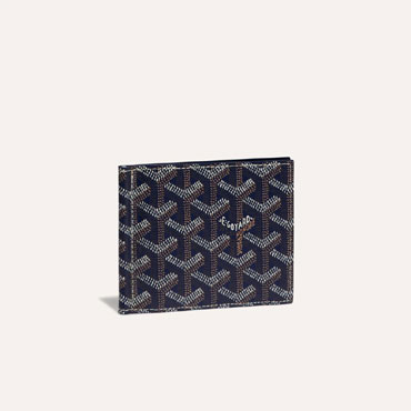 Goyard Saint-Thomas Bill Fold in Navy Blue STTHOMPMLTY12CL12P