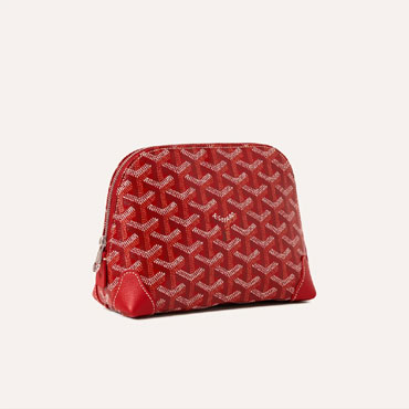 Goyard Vendome Cosmetic Pouch in Red VENDOTPMLTY02CL02P