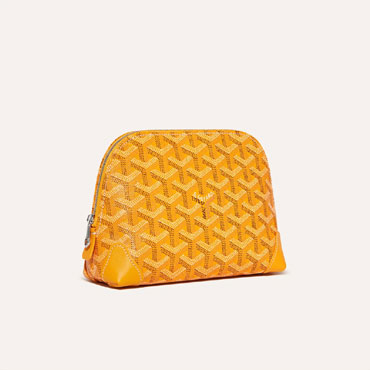 Goyard Vendome Cosmetic Pouch in Yellow VENDOTPMLTY08CL08P