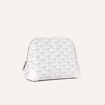 Goyard Vendome Cosmetic Pouch in White VENDOTPMLTY50CL50P