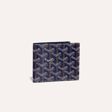 Goyard Victoire Wallet in Navy Blue VICTO8PMLTY12CL12X