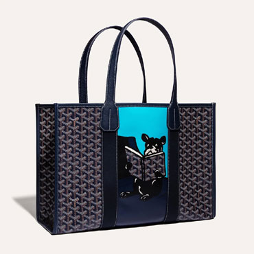 Goyard Villette Tote Bag in Navy Blue VILLETMMLTY12CL12X
