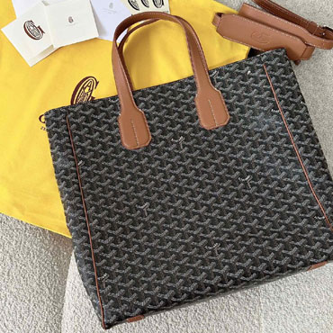 Goyard Voltaire Bag in Black Tan VOLTA3MMLTY01CL03P